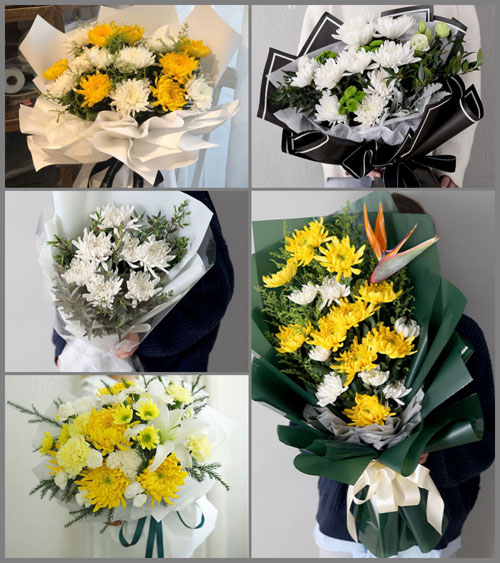 贵州毕节市纳雍县猪场乡夹沟村白事花束代送